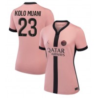 Camiseta Paris Saint-Germain Randal Kolo Muani #23 Tercera Equipación Replica 2024-25 para mujer mangas cortas